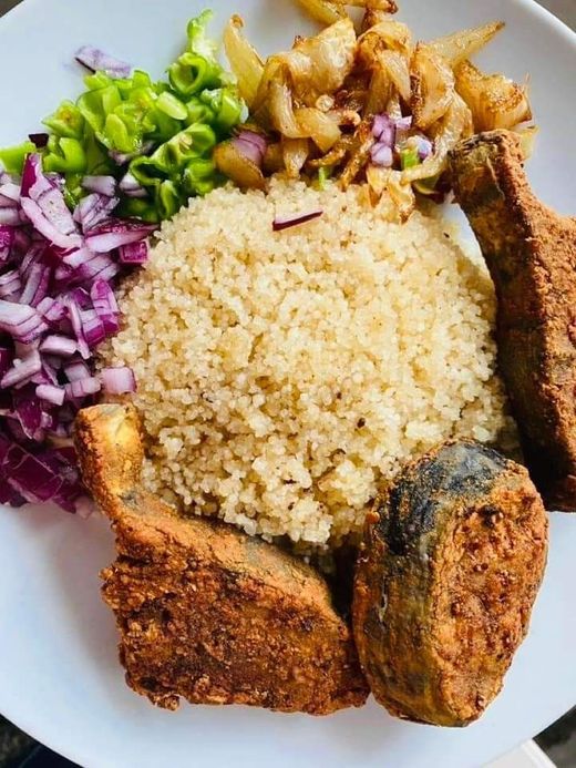 Attiéké poisson